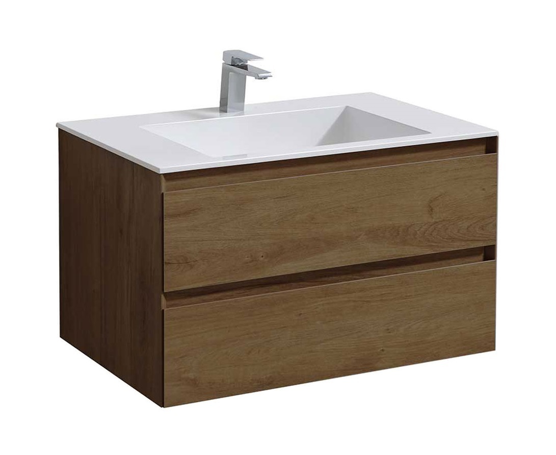 Тумба под раковину Vincea Luka VMC-2L800TO 80 cм (T.Oak) подвесная