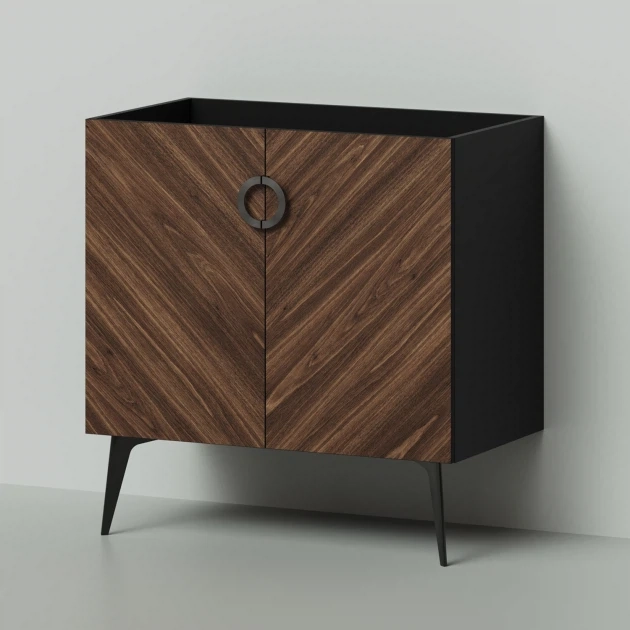 Тумба под раковину Итана Palladio 4657792952138 80 см (дуб бурбон) напольная