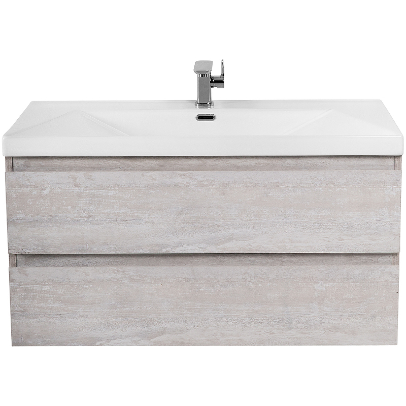 Тумба под раковину Cezares Molveno MOLVENO-90-2C-SO-LB 90 см (белое дерево) подвесная