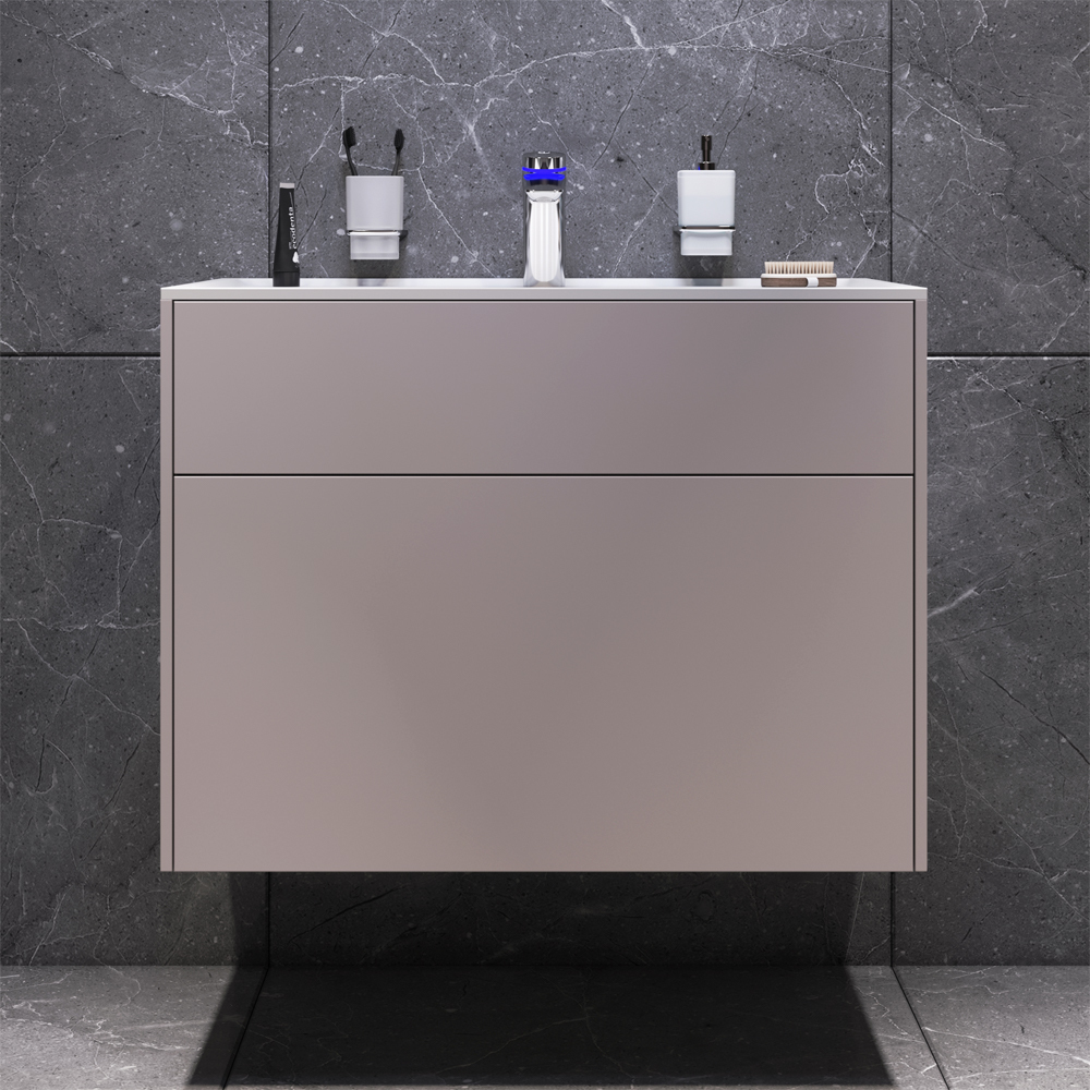 Тумба под раковину AM.PM Inspire 2.0 M50AFHX0803EGM 80 см (серый матовый)