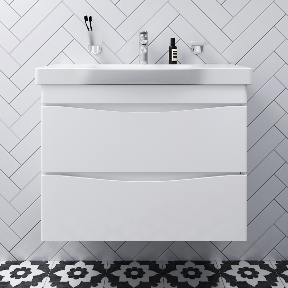 Тумба под раковину AM.PM Like M80FHX0802WG 80 см (белый)