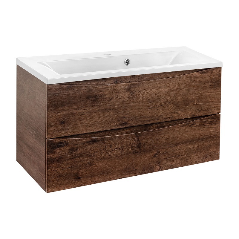 Тумба под раковину Vincea Mia VMC-2MA900RW 90 cм (R.Wood) подвесная