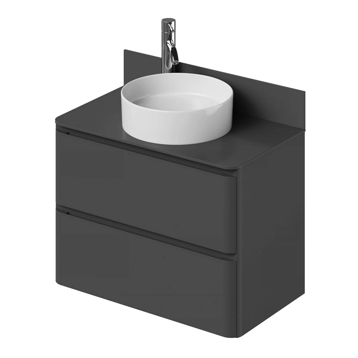 Тумба со столешницей Итана Roberto 4657810336230 80 см (графит) подвесная