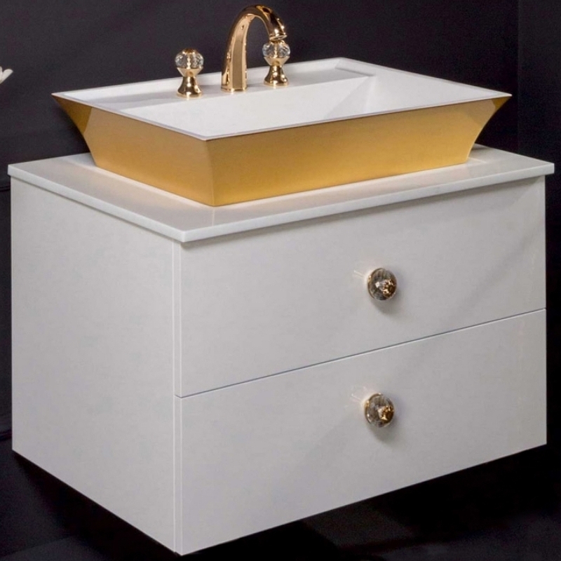 Тумба под раковину ArmadiArt NeoArt 831-080-WH 80 см (белый) подвесная