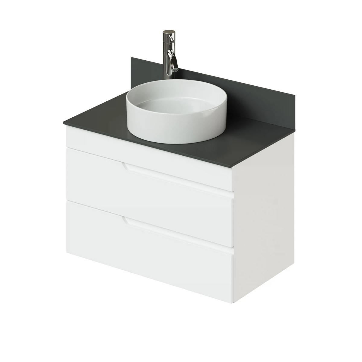 Тумба со столешницей Итана Alexa 4657810334717 80 см (белый) подвесная