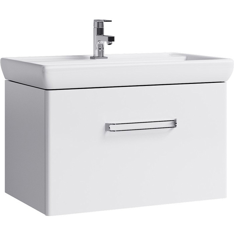 Тумба под раковину Aqwella Нео NEO01081 80 см (белый) подвесная