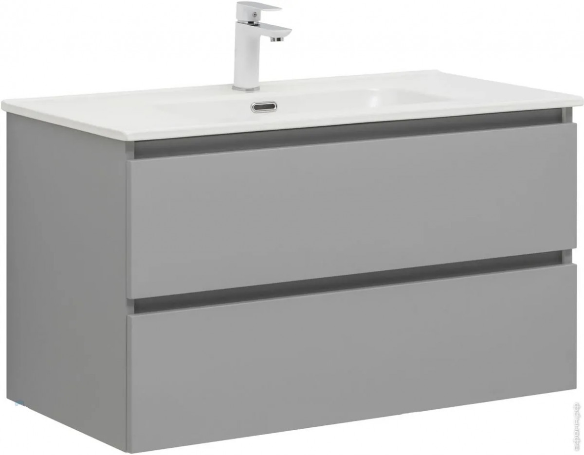 Тумба под раковину Aquanet Вега 329603 80 см (мисти грин) подвесная