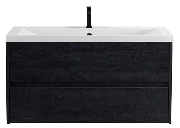 Тумба под раковину Art&Max Family Family-M-900-2C-SO-HC 90 см (угольный камень) подвесная