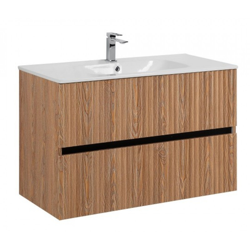 Тумба под раковину Art&Max Torino AM-TORINO-900-2C-SO-BR-P 90 см (бран) подвесная