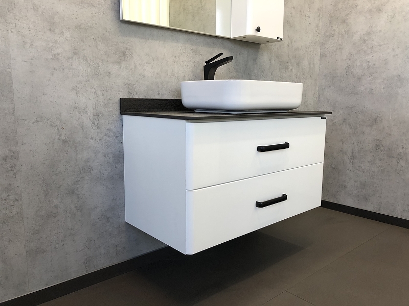 Тумба с раковиной Comforty Амстердам 00-00005494 95 см (белый) подвесная