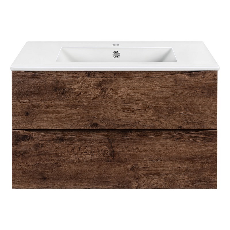 Тумба под раковину Vincea Mia VMC-2MC800RW 80 cм (R.Wood) подвесная