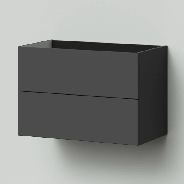 Тумба под раковину Итана Icon 4657784358504 80 см (графит) подвесная