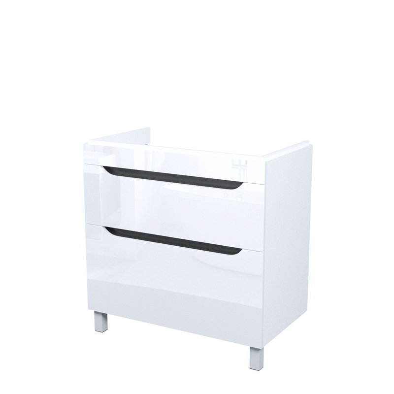 Тумба под раковину IDDIS Ray RAY80WFi95 80 cм (белый) напольная