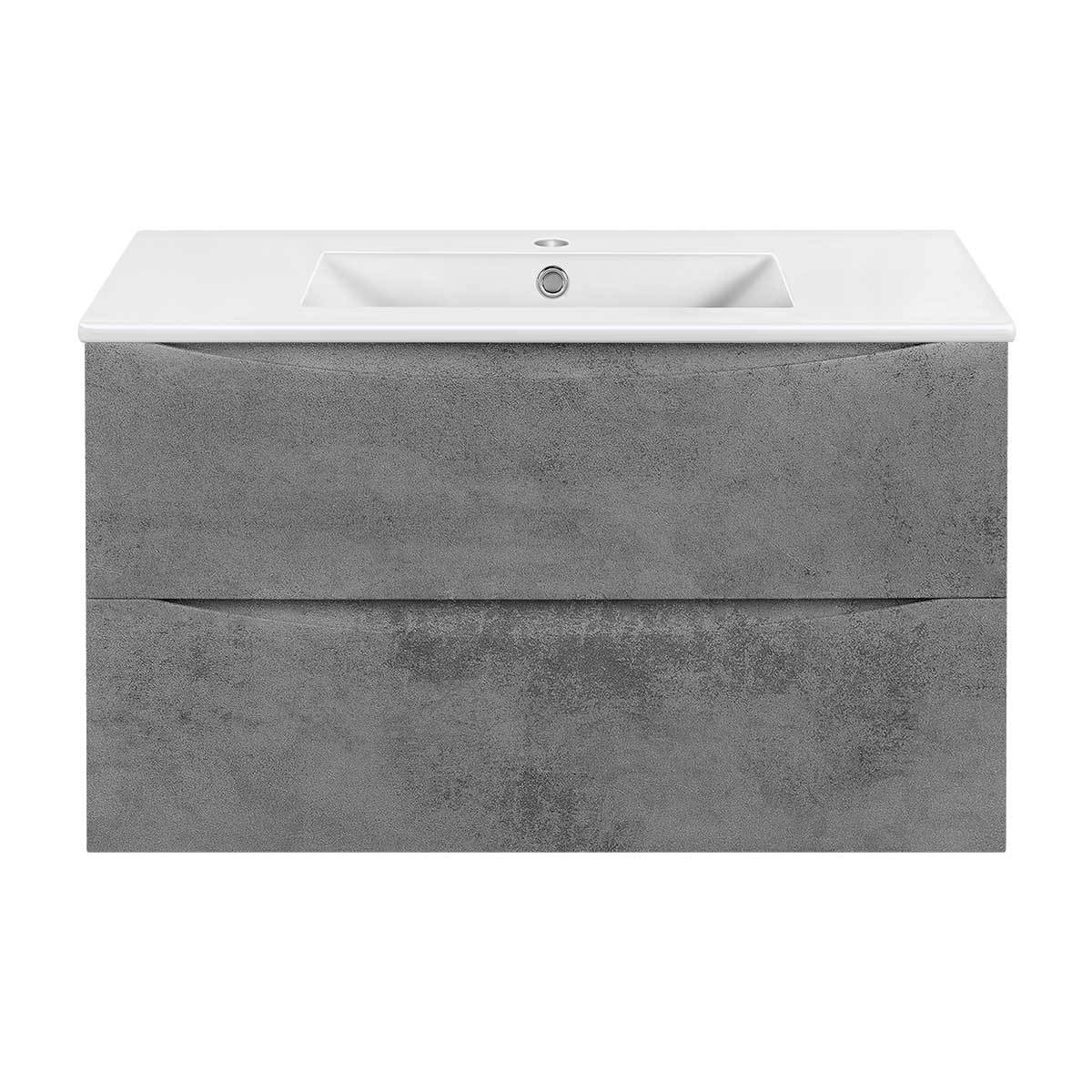 Тумба под раковину Vincea Mia Slim VMC-2MC900S1BT 90 cм (Beton) подвесная