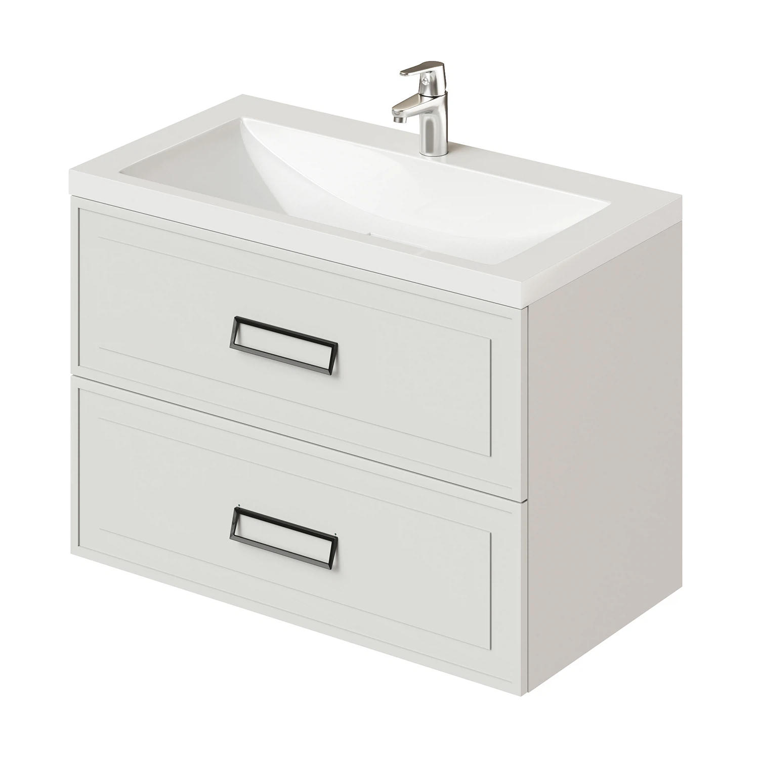 Тумба с раковиной Итана Pino 4657792957751 90 см (керамик) подвесная