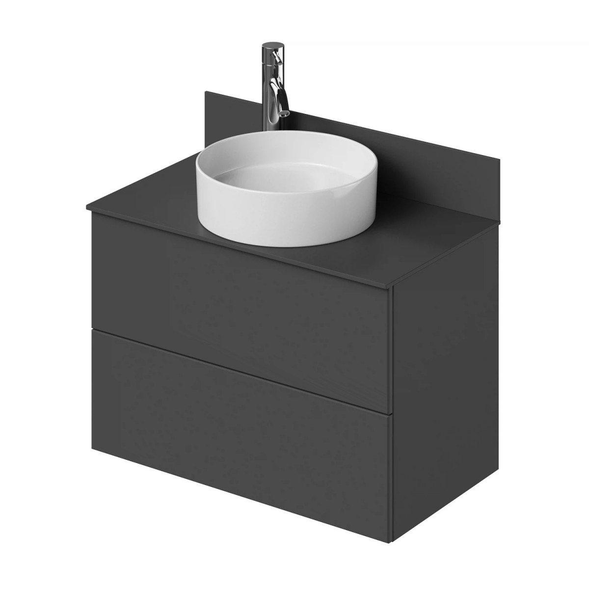 Тумба со столешницей Итана Icon 4657792957881 80 см (графит) подвесная