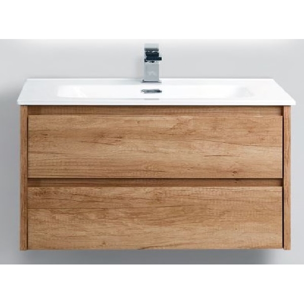 Тумба под раковину BelBagno Kraft KRAFT-900-2C-SO-RNN 90 см (светло-коричневый) подвесная