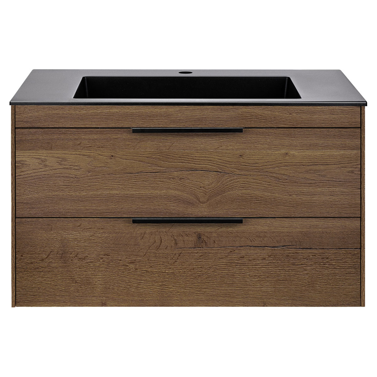 Тумба под раковину Vincea Chiara 2D VMC-2C2800TO 80 cм (T.Oak) подвесная