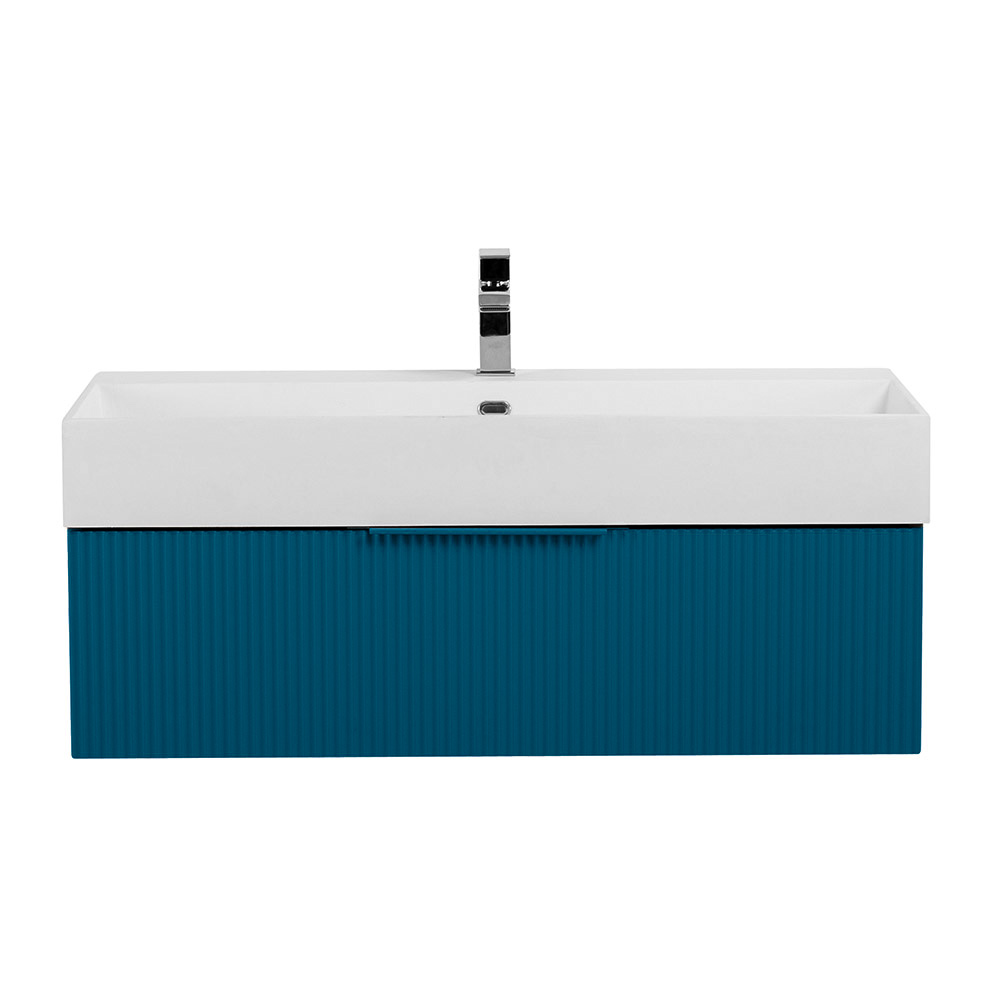 Тумба под раковину Cezares Premium 55423 90 см (синий матовый) подвесная