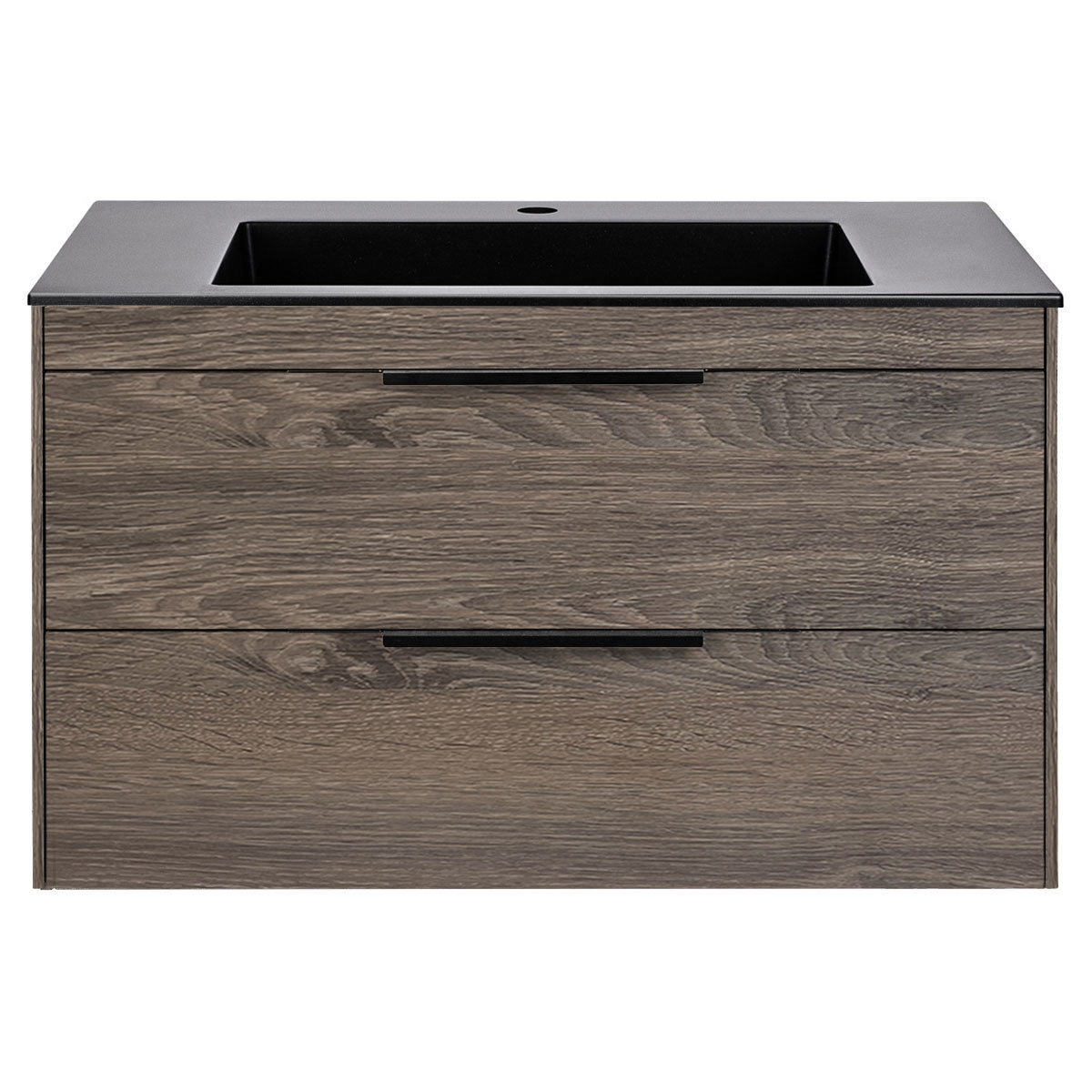 Тумба под раковину Vincea Chiara 2D VMC-2C2800RO 80 cм (R.Oak) подвесная