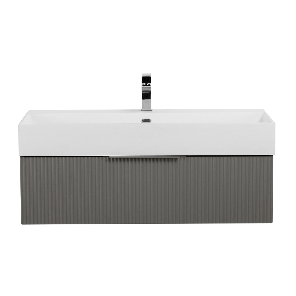 Тумба под раковину Cezares Premium 55424 90 см (серый матовый) подвесная