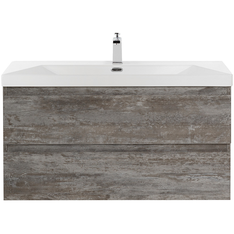 Тумба под раковину Cezares Molveno MOLVENO-80-2C-SO-LG 80 см (серое дерево) подвесная