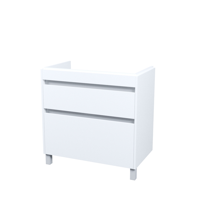 Тумба под раковину IDDIS Zodiac X ZDX80WFi95 80 см (белый матовый) напольная
