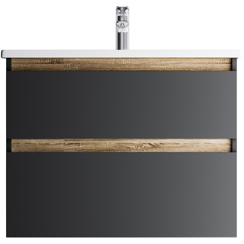 Тумба под раковину AM.PM X-Joy M85AFHX0802BM 80 см (черный матовый) подвесная