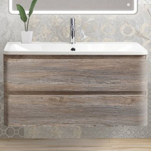 Тумба под раковину Belbagno ALBANO-800-2C-SO-PS 80 см (серый) подвесная