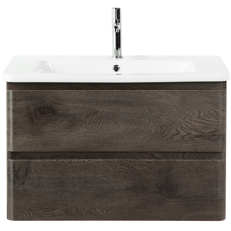 Тумба под раковину Belbagno ALBANO-800-2C-SO-RNG 80 см (темно-коричневый) подвесная
