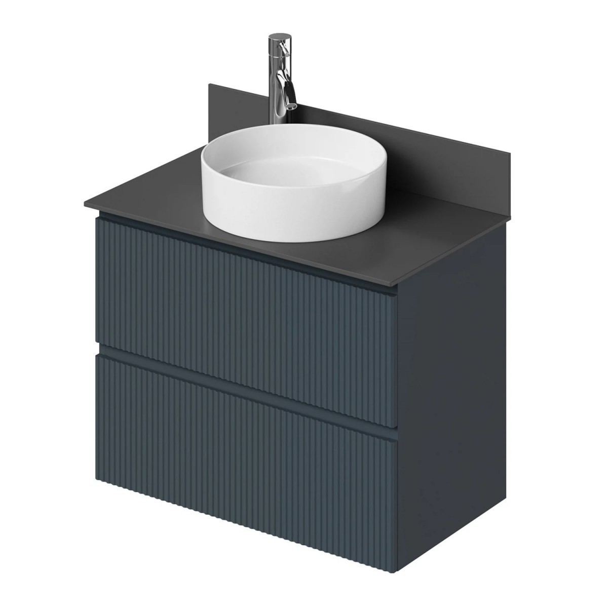 Тумба со столешницей Итана Kate 4657810334571 80 см (антрацит) подвесная