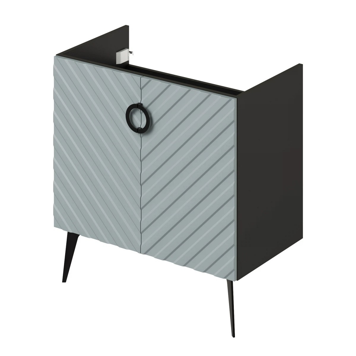 Тумба под раковину Итана Palladio 2.0 4657821041222 80 см (green wood) напольная