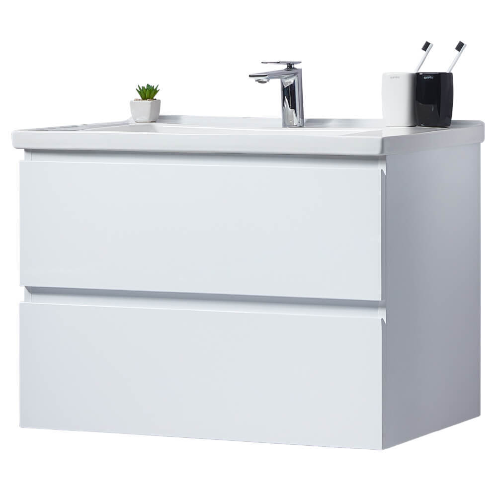 Тумба с раковиной Orans BC-4023-800 W 80 см (белый) подвесная