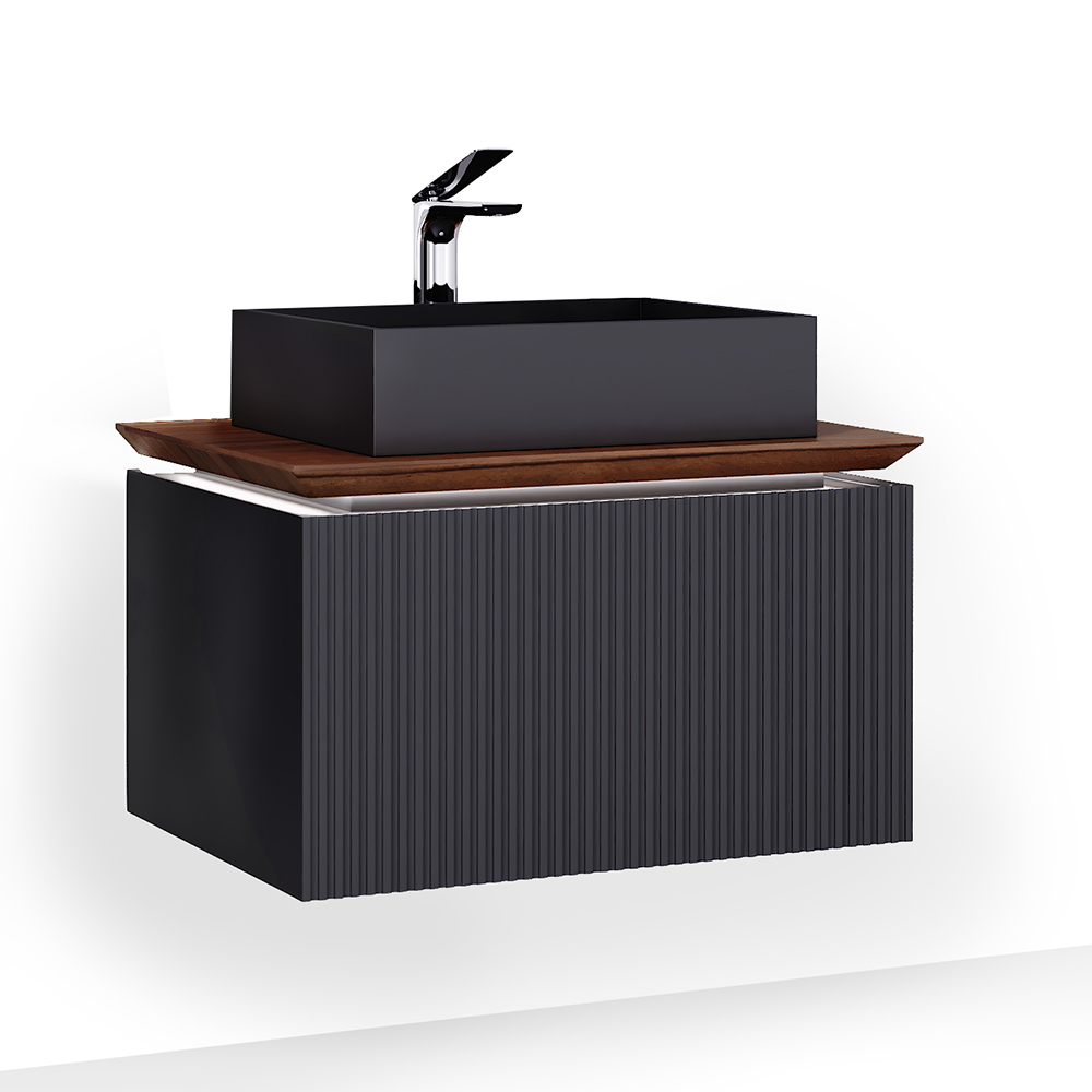 Тумба под раковину Jorno Strong Str.01.80/P/A 80 см (антрацит)