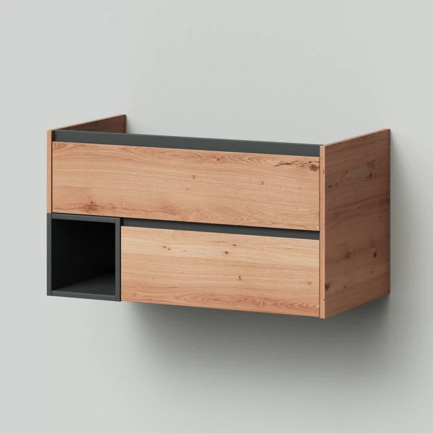 Тумба под раковину Итана Amelia 2.0 4657784351826 90 см (дуб эвок прибрежный) подвесная