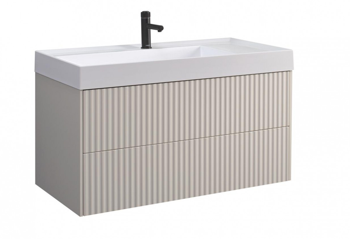 Тумба под раковину Belux Сиртаки НП 85-02 4810924269867 85 см (светлый миндаль матовый) подвесная