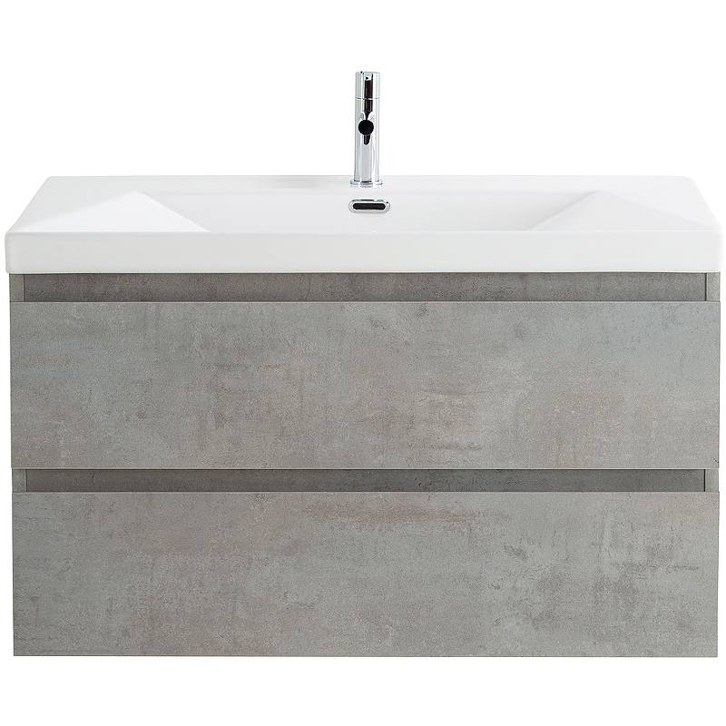 Тумба под раковину Cezares Molveno MOLVENO-90-2C-SO-BET 90 см (бетон) подвесная