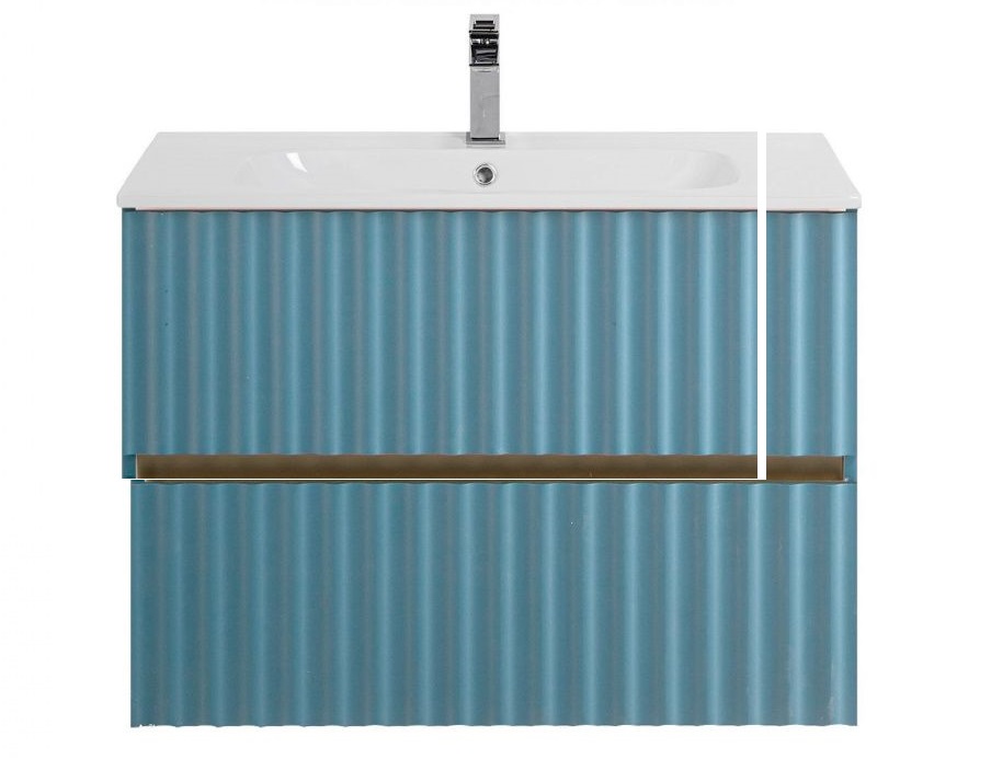 Тумба под раковину Art&Max Elegant AM-ELEGANT-800-2C-SO-NG-P 80 см (ниагара) подвесная