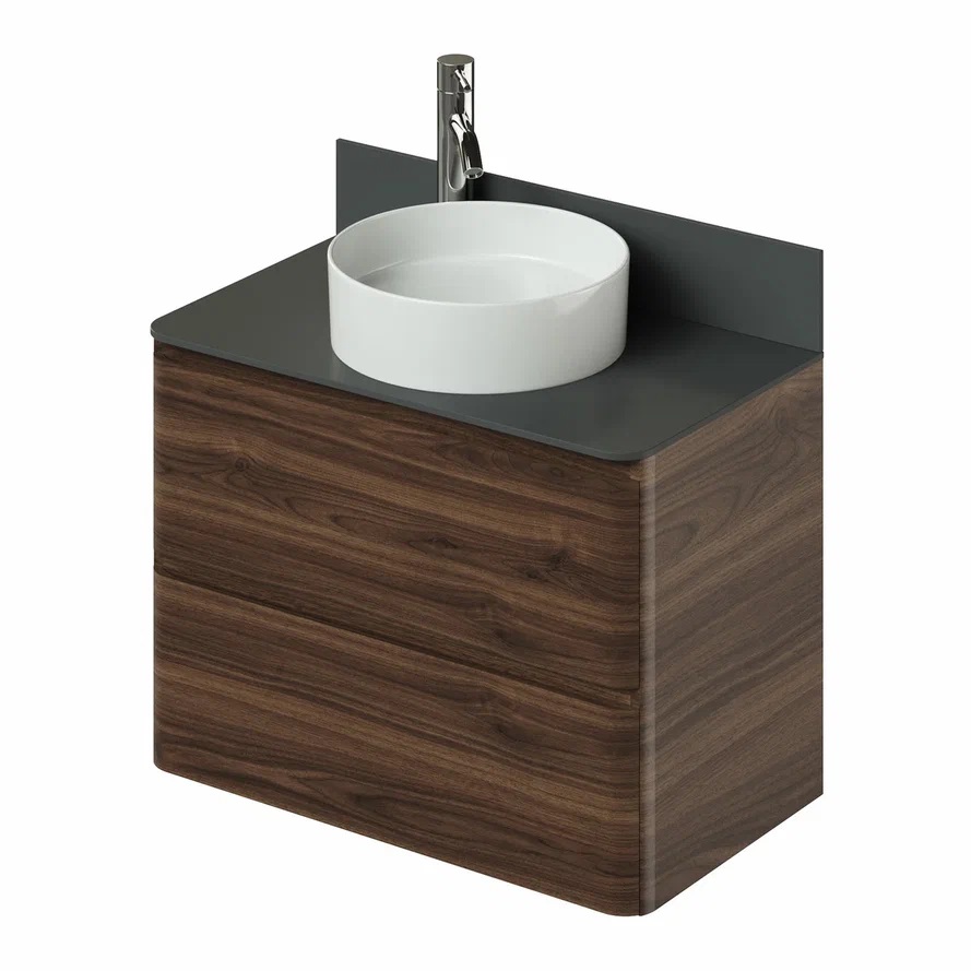 Тумба со столешницей Итана Roberto 4657834371866 80 см (орех пекан шоколад стронг) подвесная