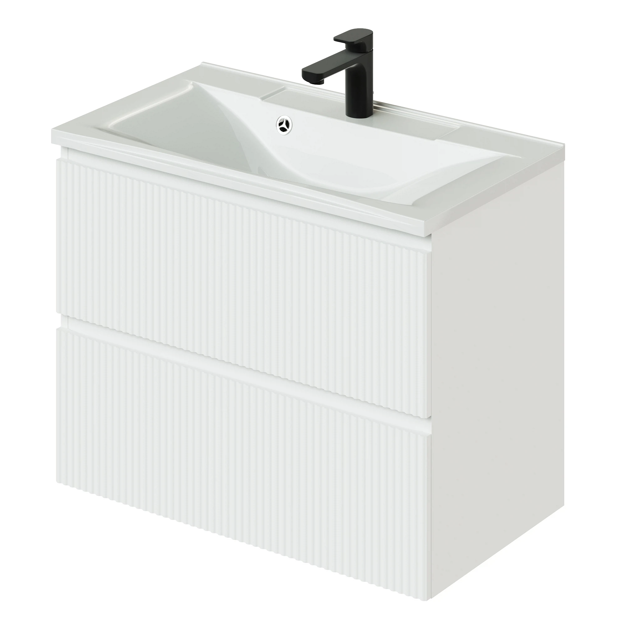 Тумба с раковиной Итана Kate 4657810331303 80 см (бланж) подвесная