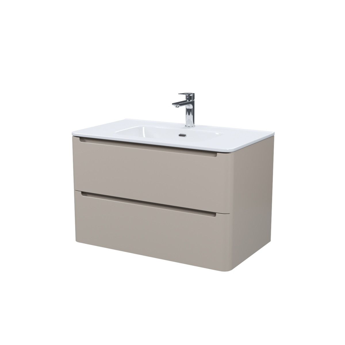 Тумба с раковиной IDDIS Edifice EDI80C0i95K 80 см (капучино) подвесная