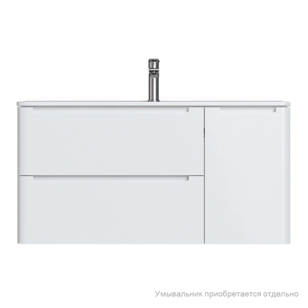 Тумба под раковину IDDIS Edifice EDI10W1i95 100 см (белый) подвесная