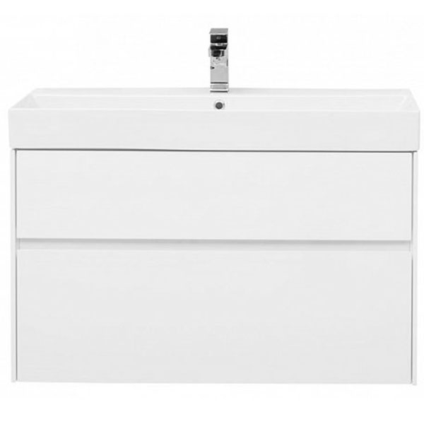Тумба под раковину Aquanet Бруклин 100 см (белый) подвесная