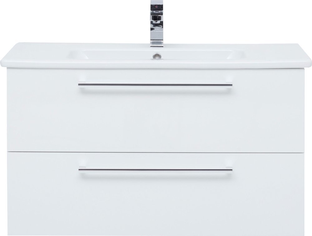 Тумба под раковину Dreja Gio 100 см (белый) подвесная