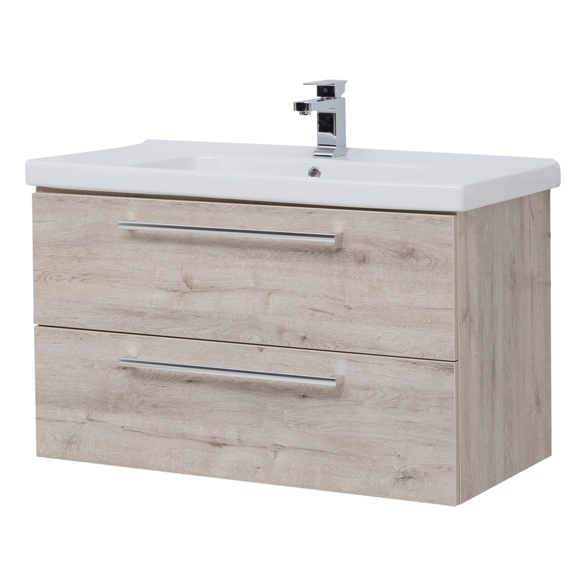 Тумба под раковину Dreja Gio 100 см (дуб кантри) подвесная