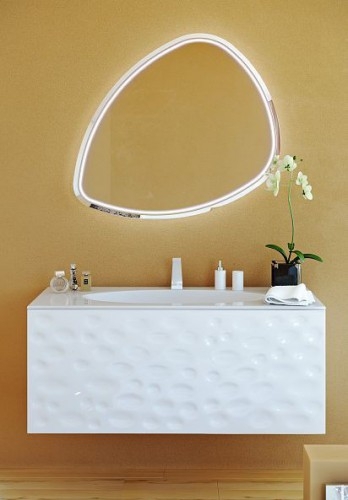 Тумба под раковину Aqwella Dune DUN0110 100 см (белый) подвесная