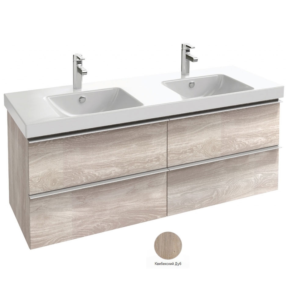 Тумба под раковину Jacob Delafon Odeon UP EB997-E10 136 см (квебенский дуб)