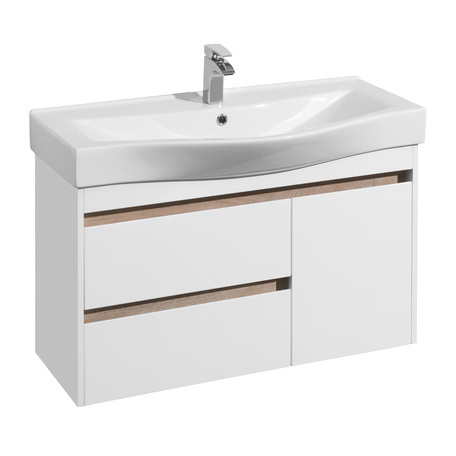 Тумба под раковину Aquaton Нортон 100 см (белый)