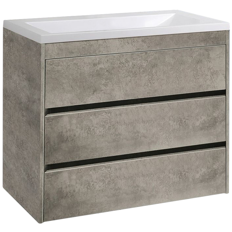 Тумба под раковину Art&Max FAMILY FAMILY-1000-3C-PIA-CV 100 см (серый)