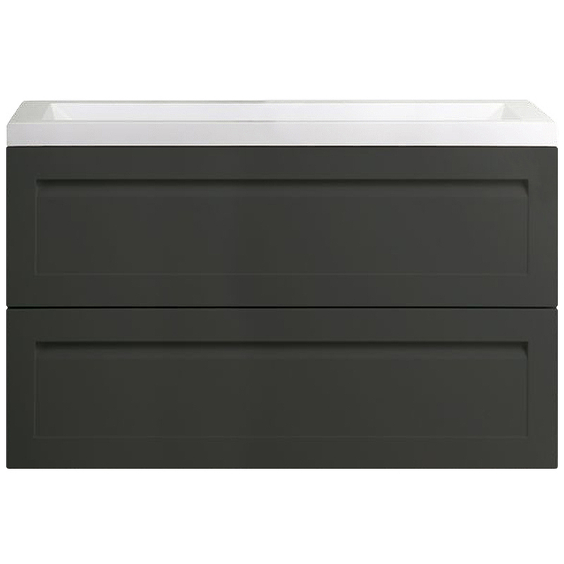 Тумба под раковину Art&Max PLATINO AM-Platino-1000-2C-SO-GM 100 см (серый матовый)